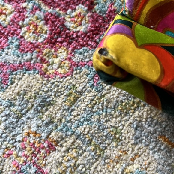 Vintage silk bag can be short or shopper shown in pics with measurements cool! - Picture 9 of 12